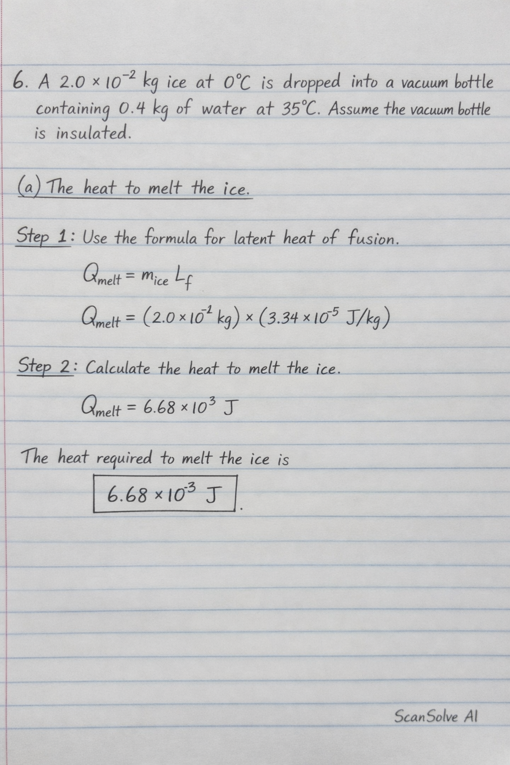 Handwritten step-by-step solution preview