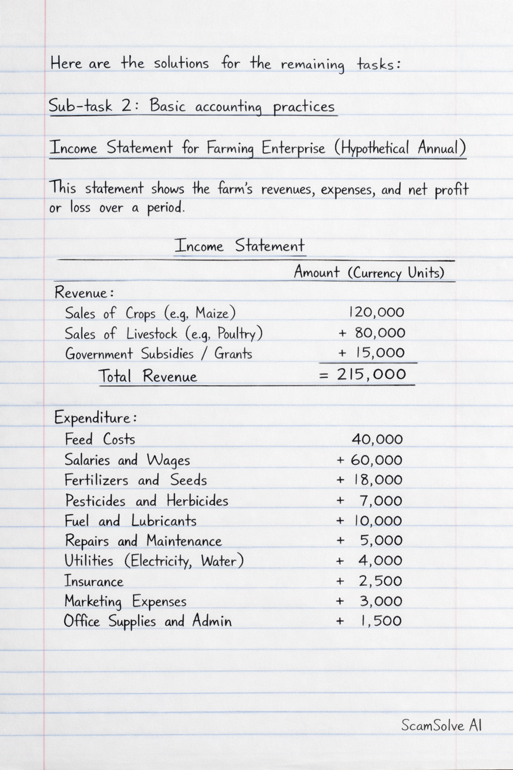 Handwritten step-by-step solution preview