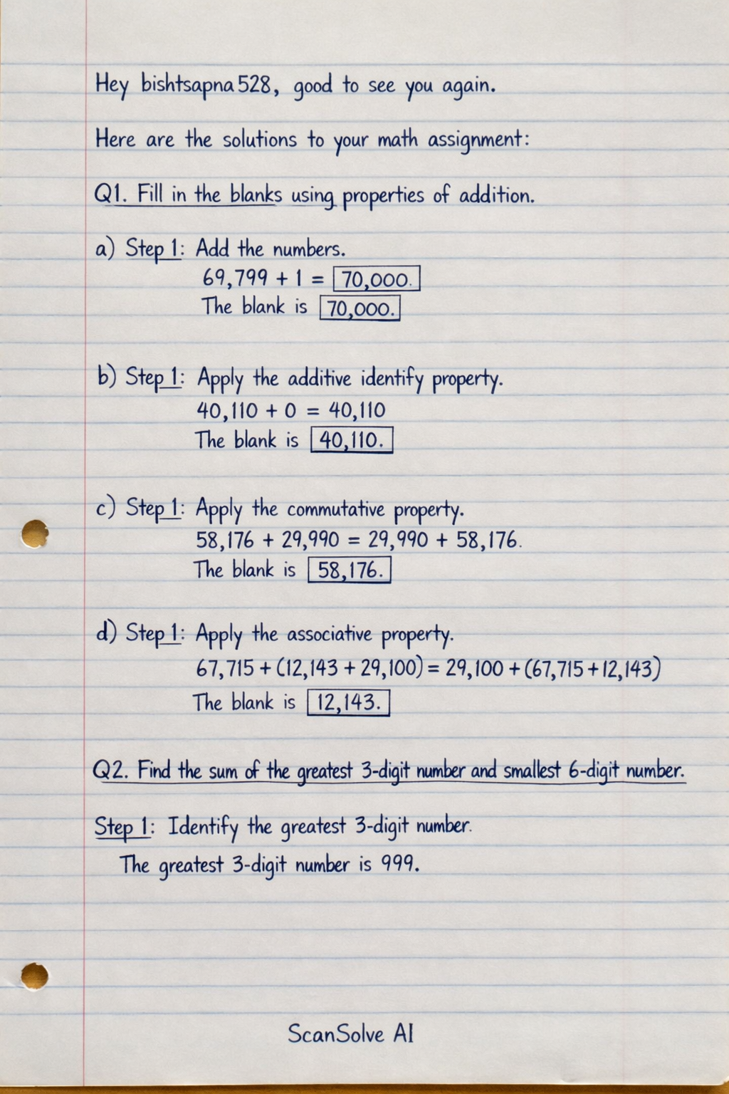 Handwritten step-by-step solution preview