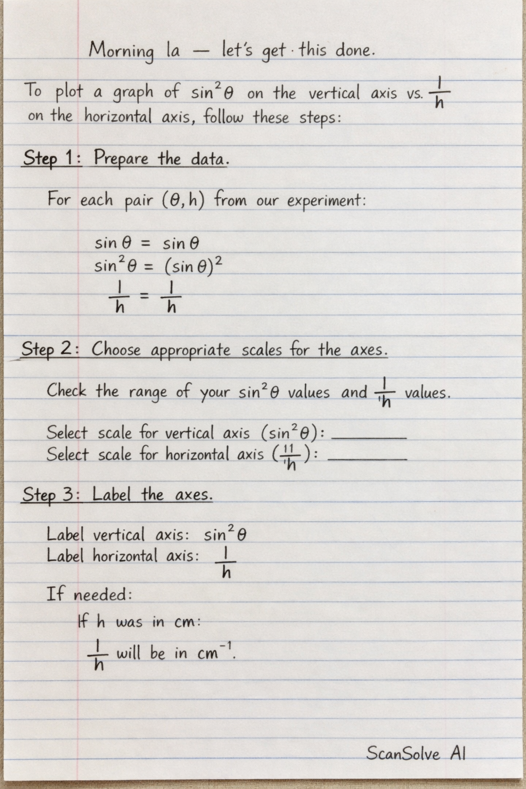 Handwritten step-by-step solution preview