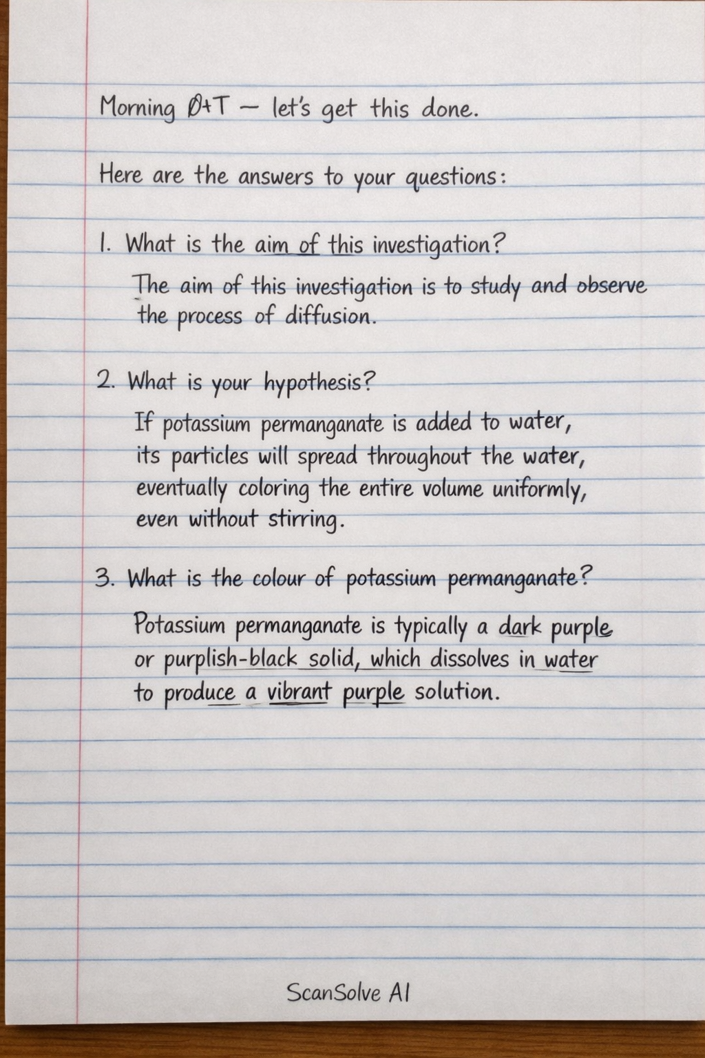 Handwritten step-by-step solution preview