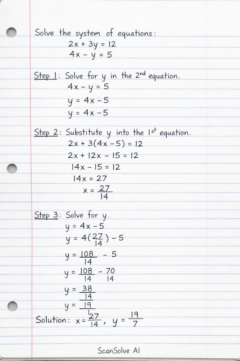 Handwritten step-by-step solution preview