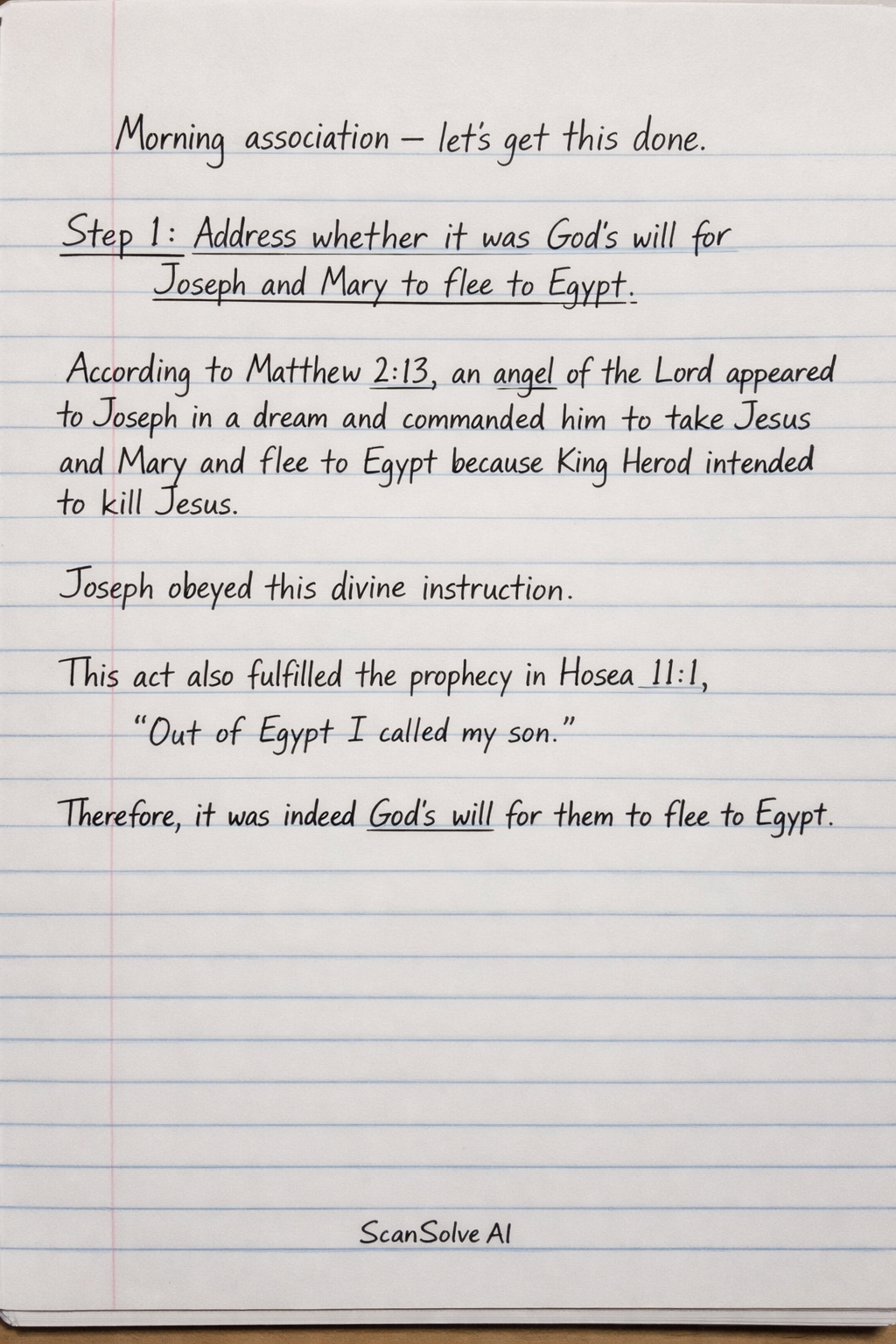 Handwritten step-by-step solution preview