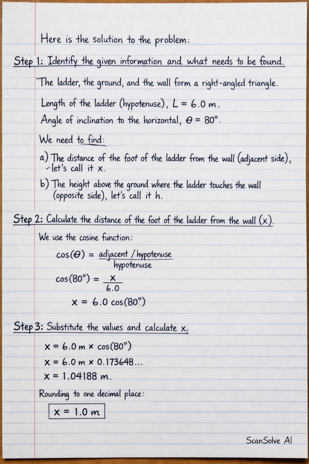 Handwritten step-by-step solution preview