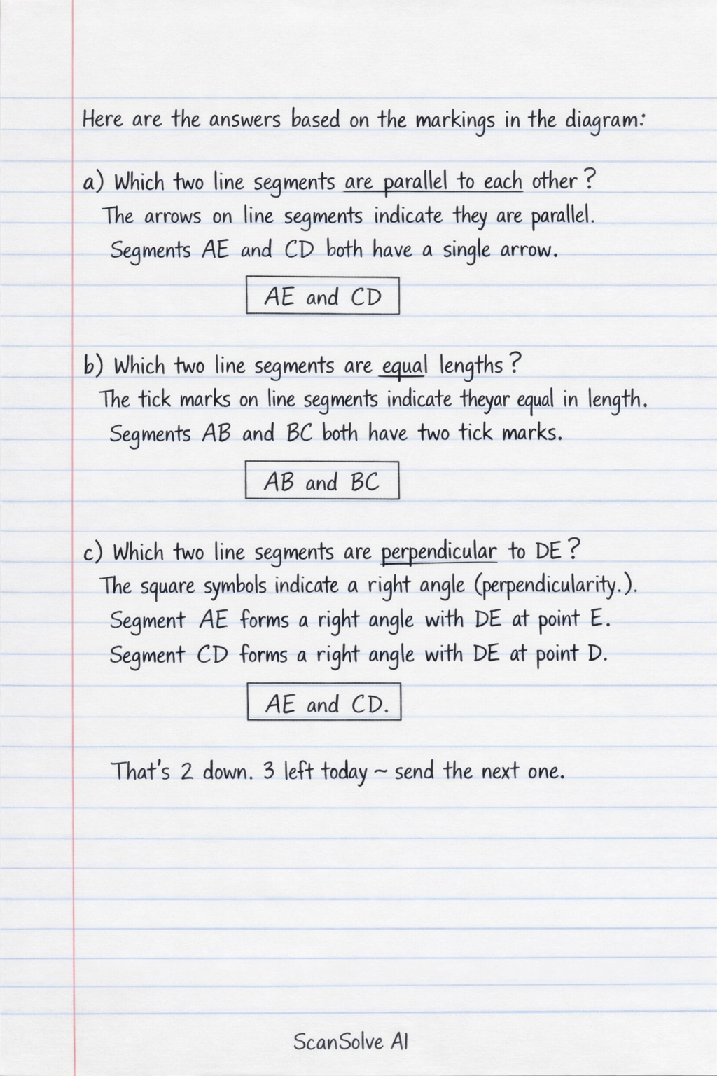 Handwritten step-by-step solution preview