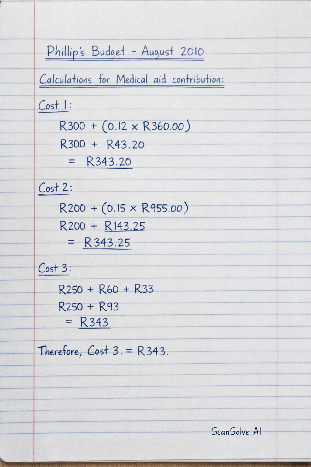 Handwritten step-by-step solution preview