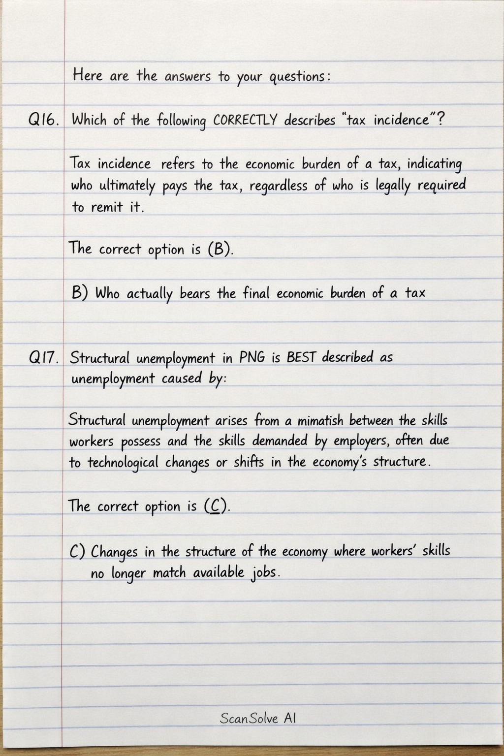 Handwritten step-by-step solution preview