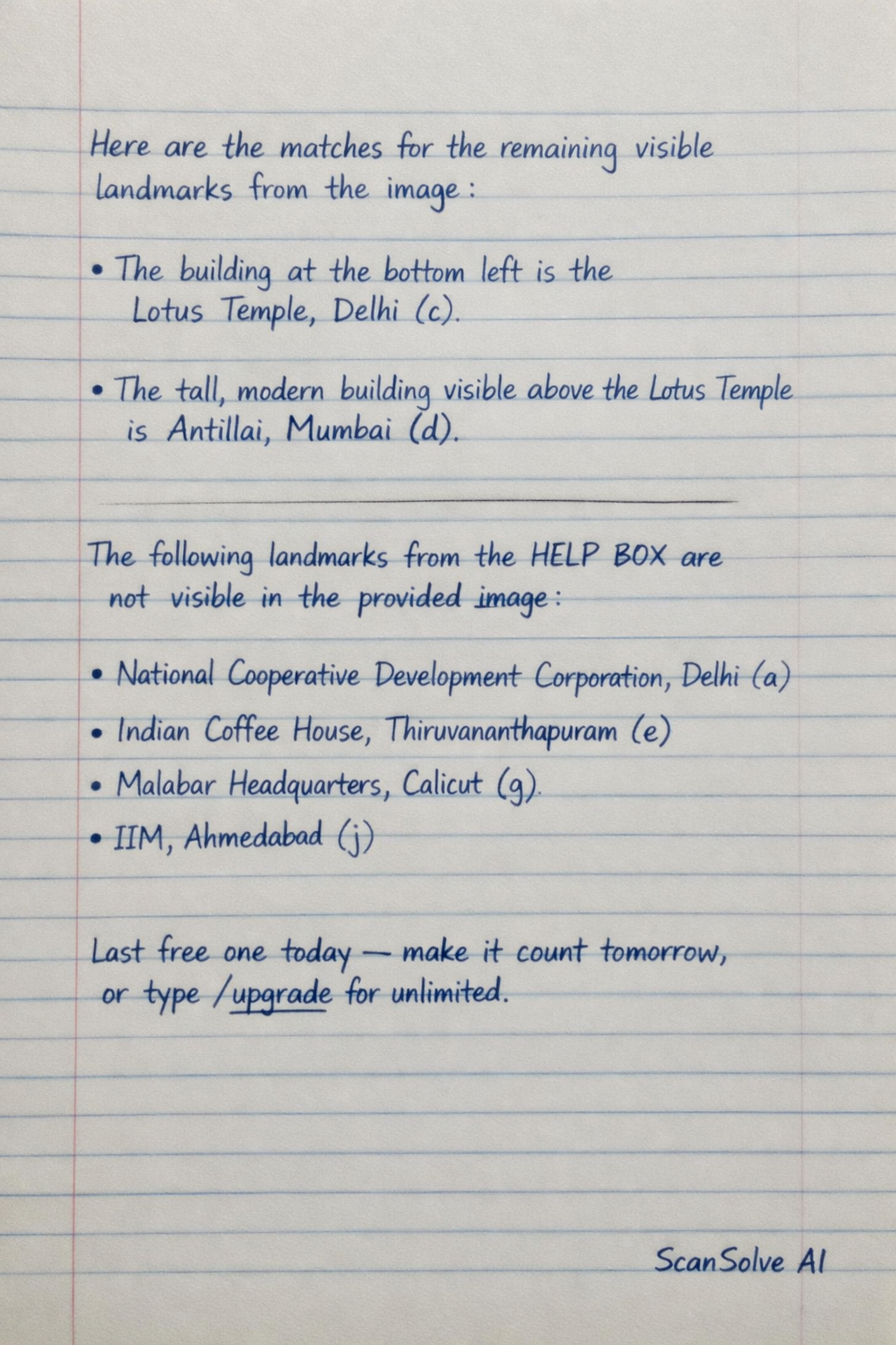 Handwritten step-by-step solution preview