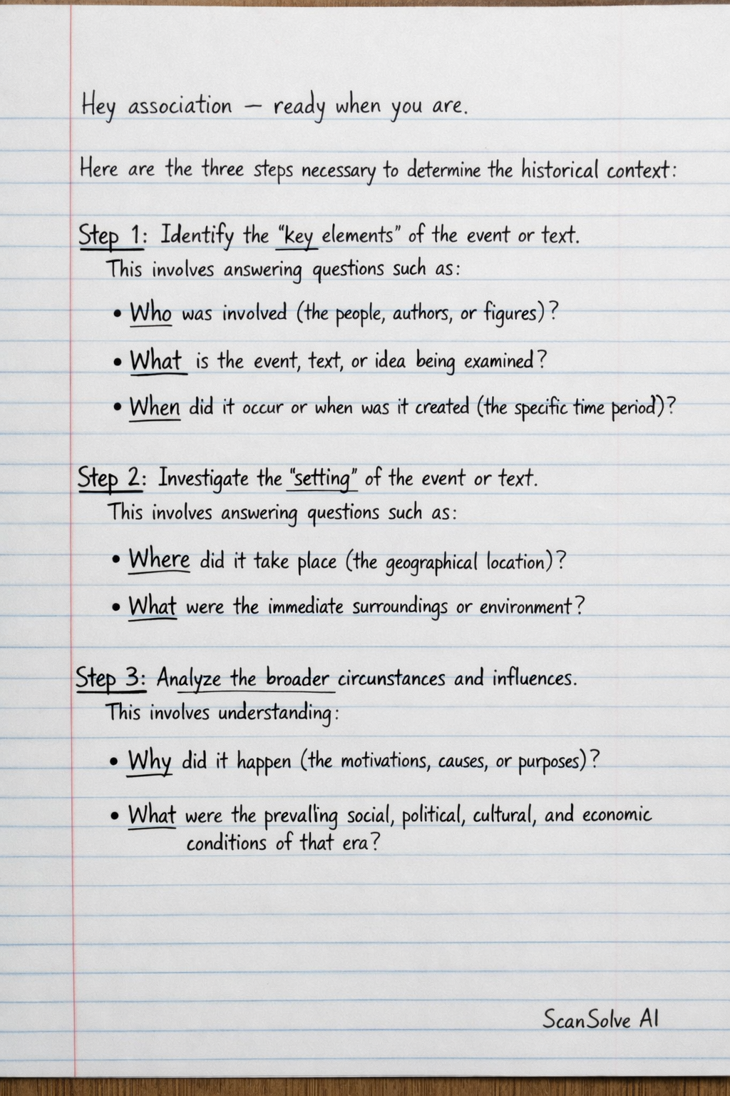 Handwritten step-by-step solution preview