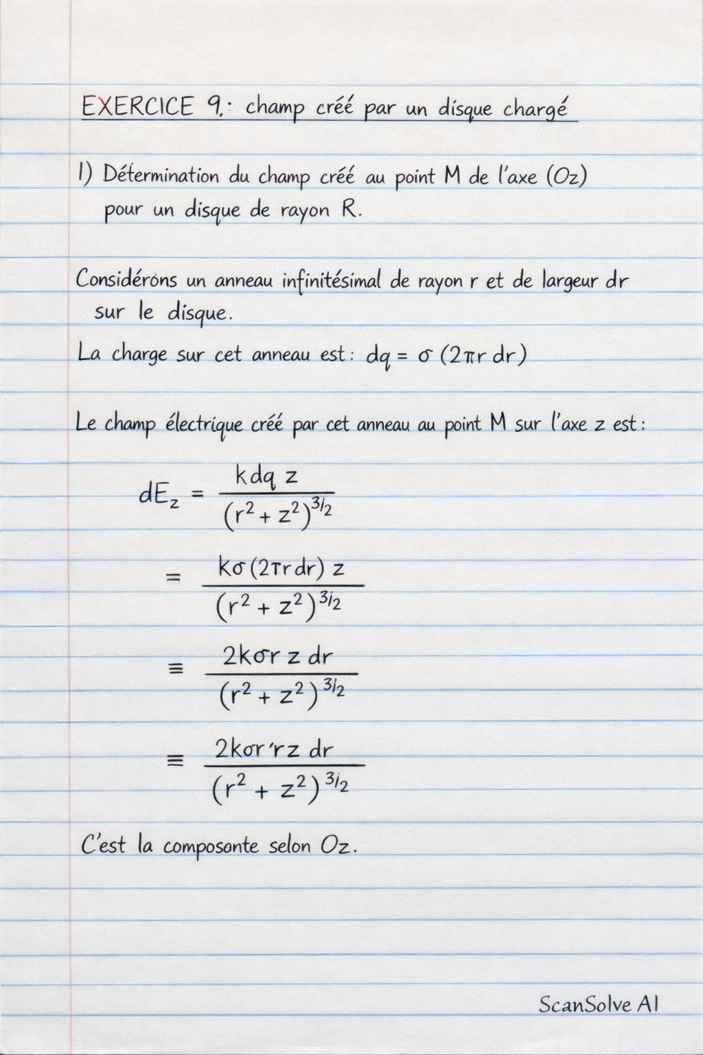 Handwritten step-by-step solution preview