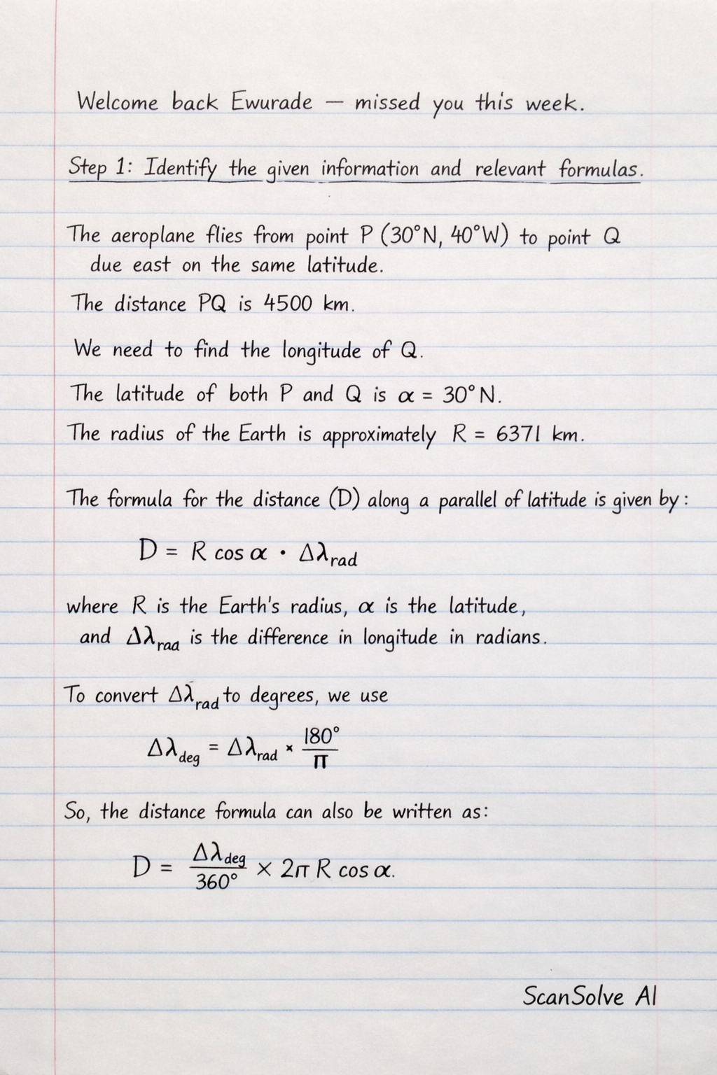 Handwritten step-by-step solution preview