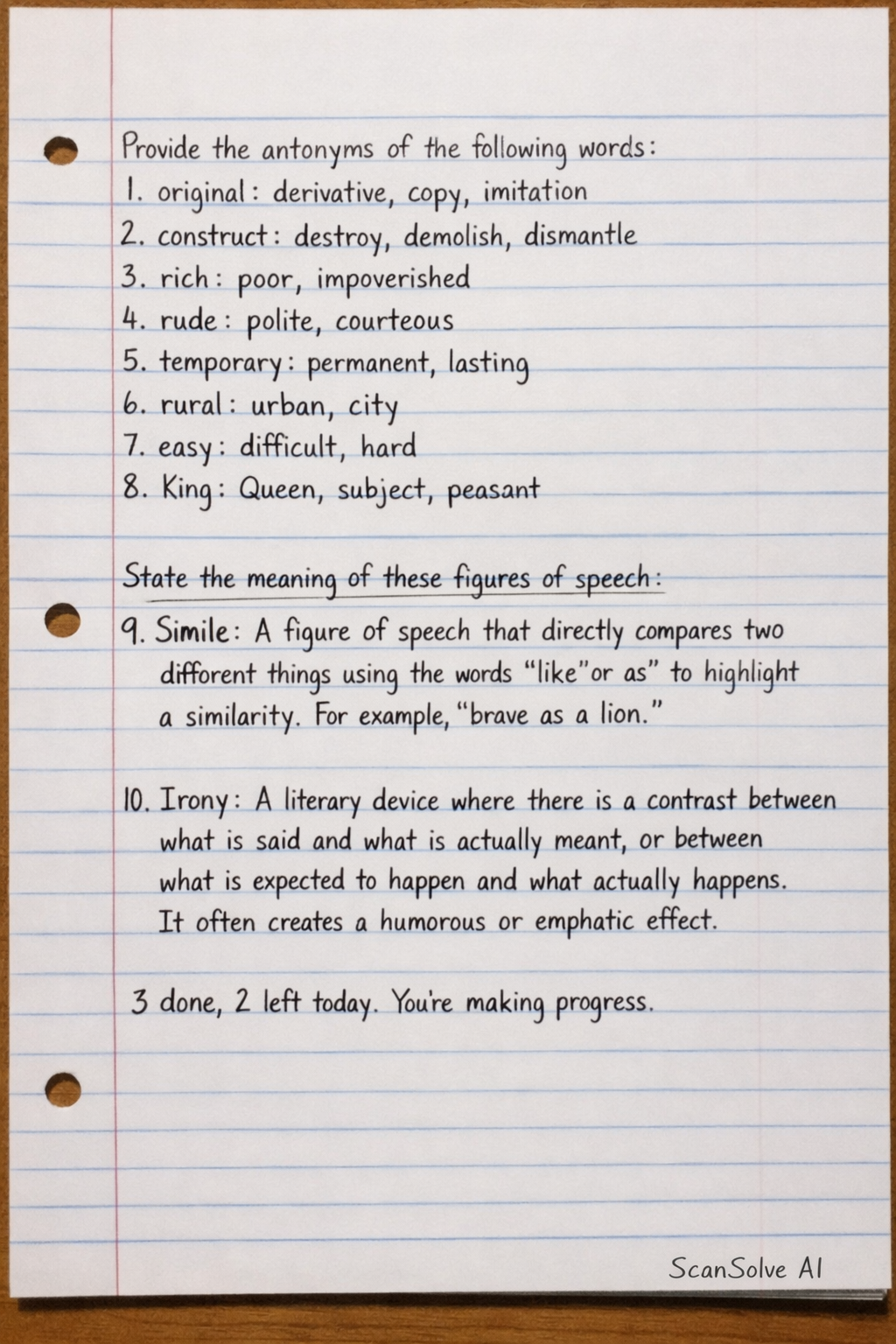 Handwritten step-by-step solution preview