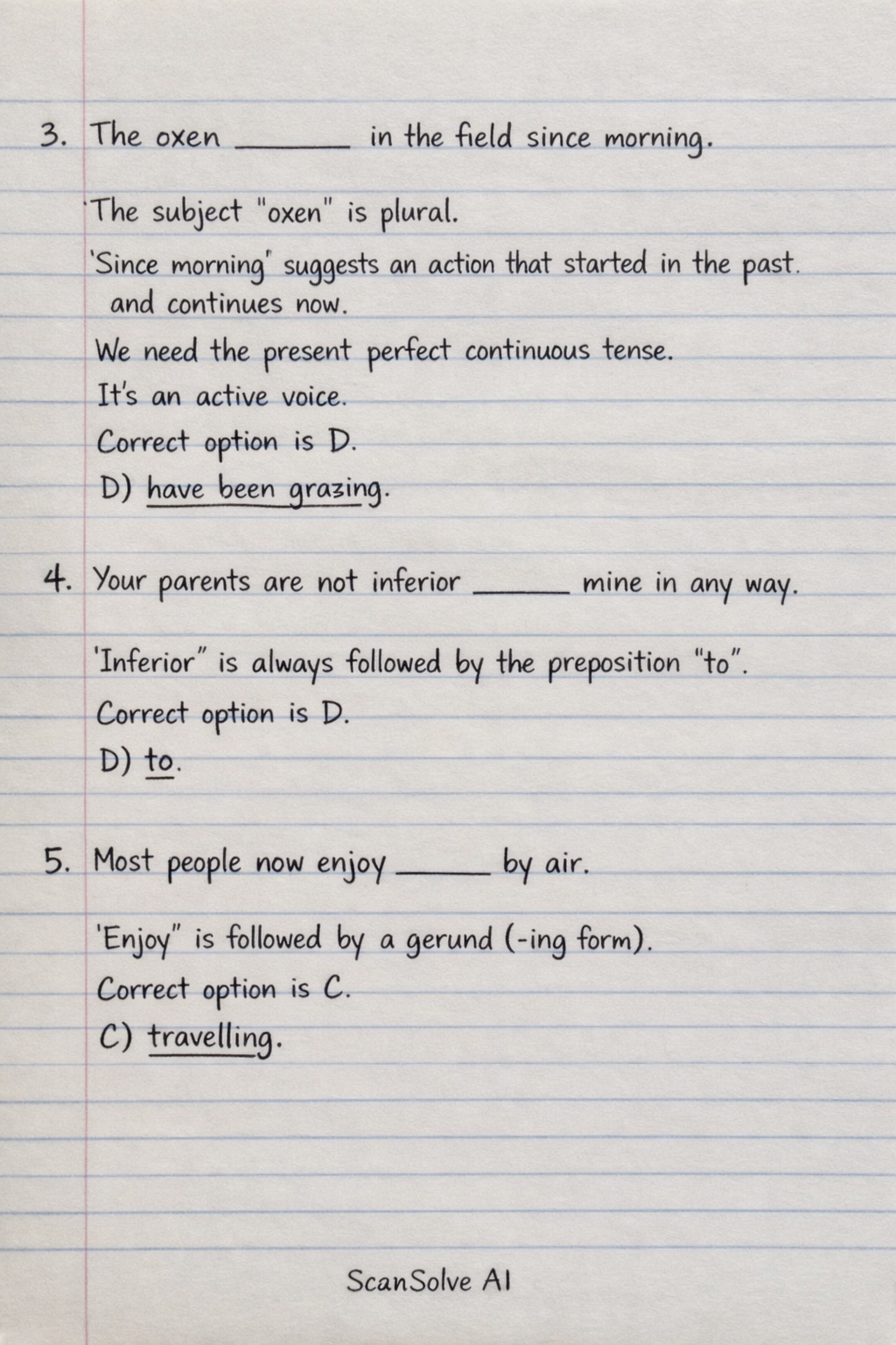 Handwritten step-by-step solution preview