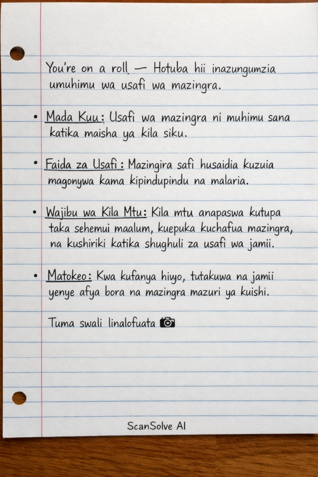 Handwritten step-by-step solution preview