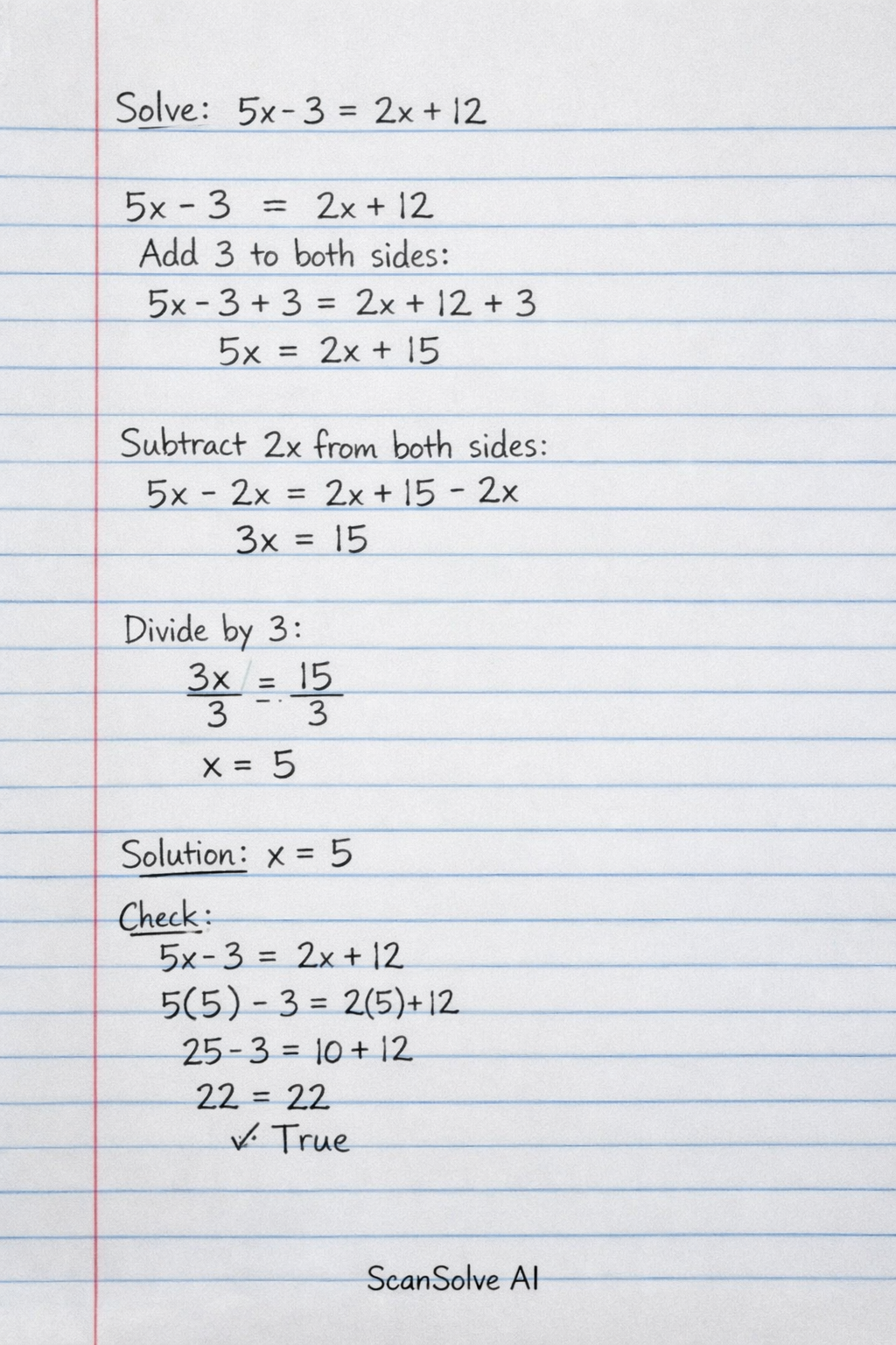 Handwritten step-by-step solution preview