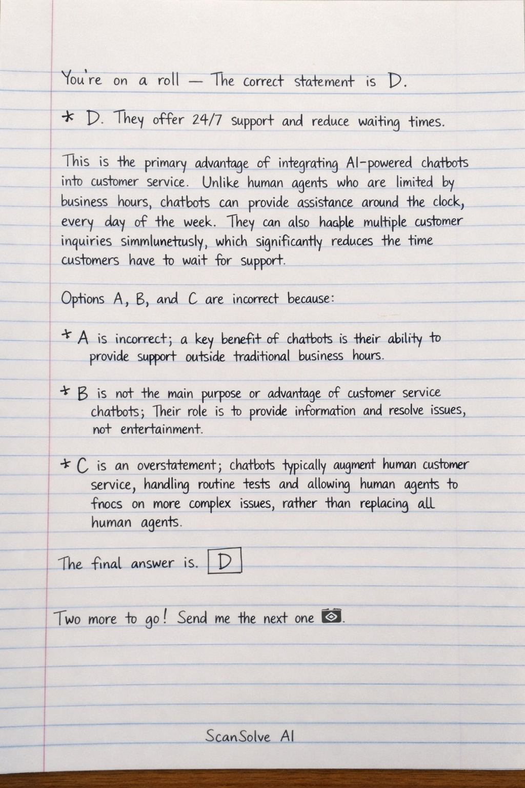 Handwritten step-by-step solution preview