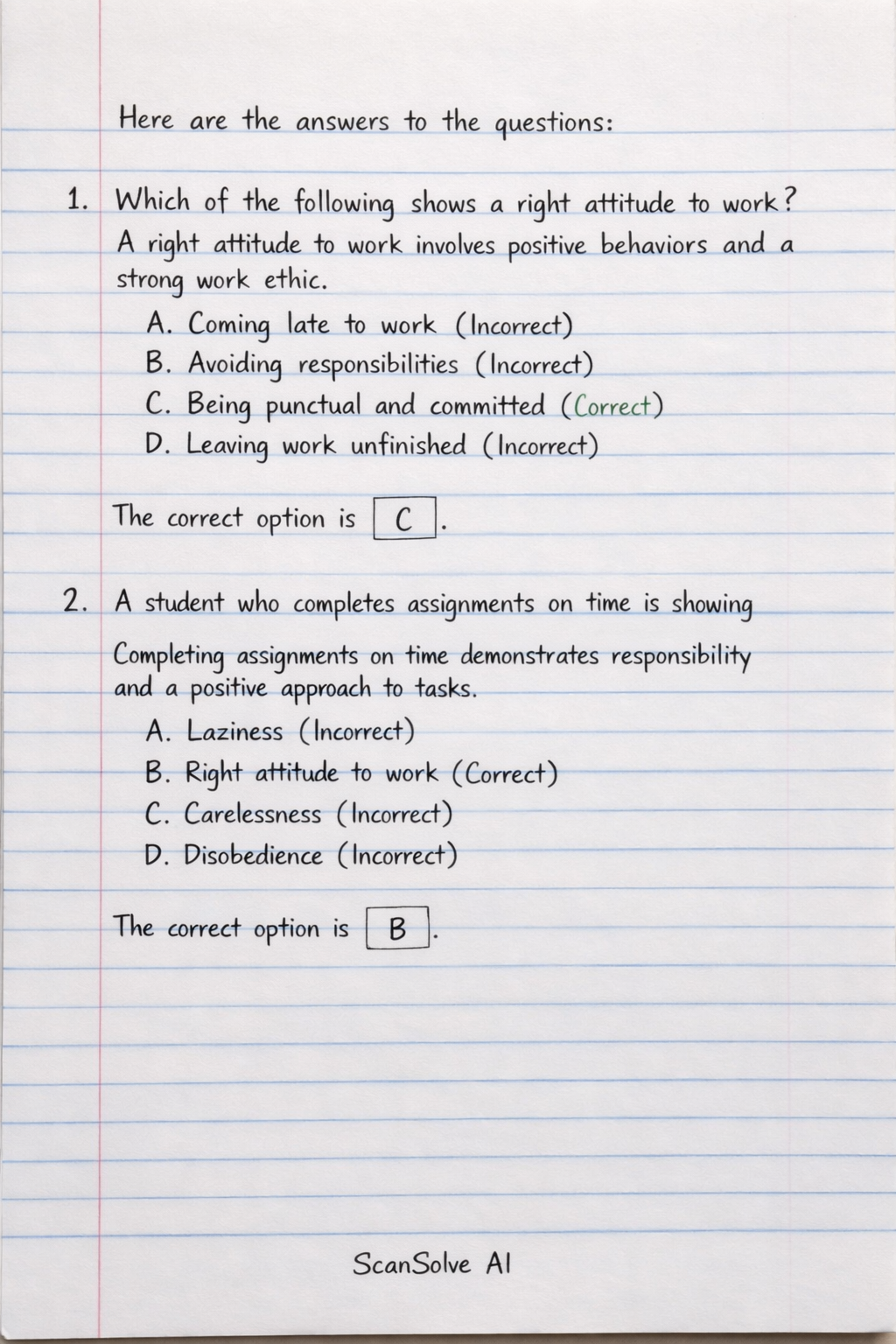 Handwritten step-by-step solution preview