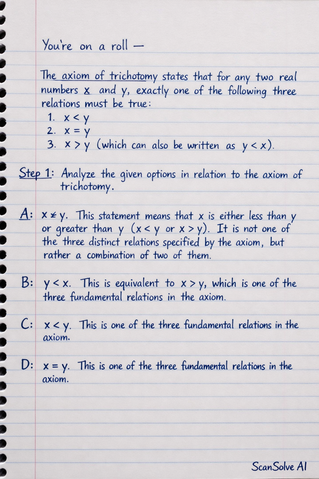 Handwritten step-by-step solution preview