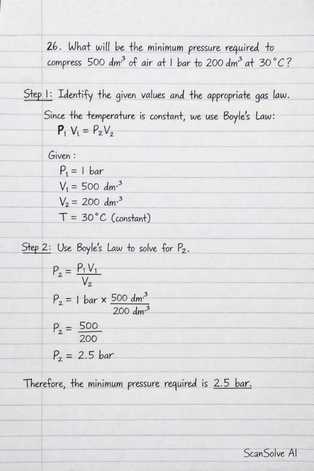 Handwritten step-by-step solution preview