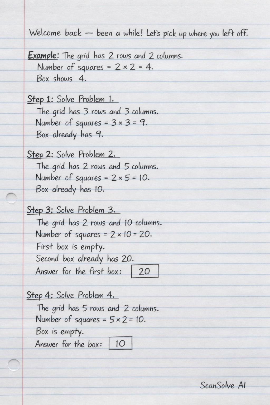Handwritten step-by-step solution preview