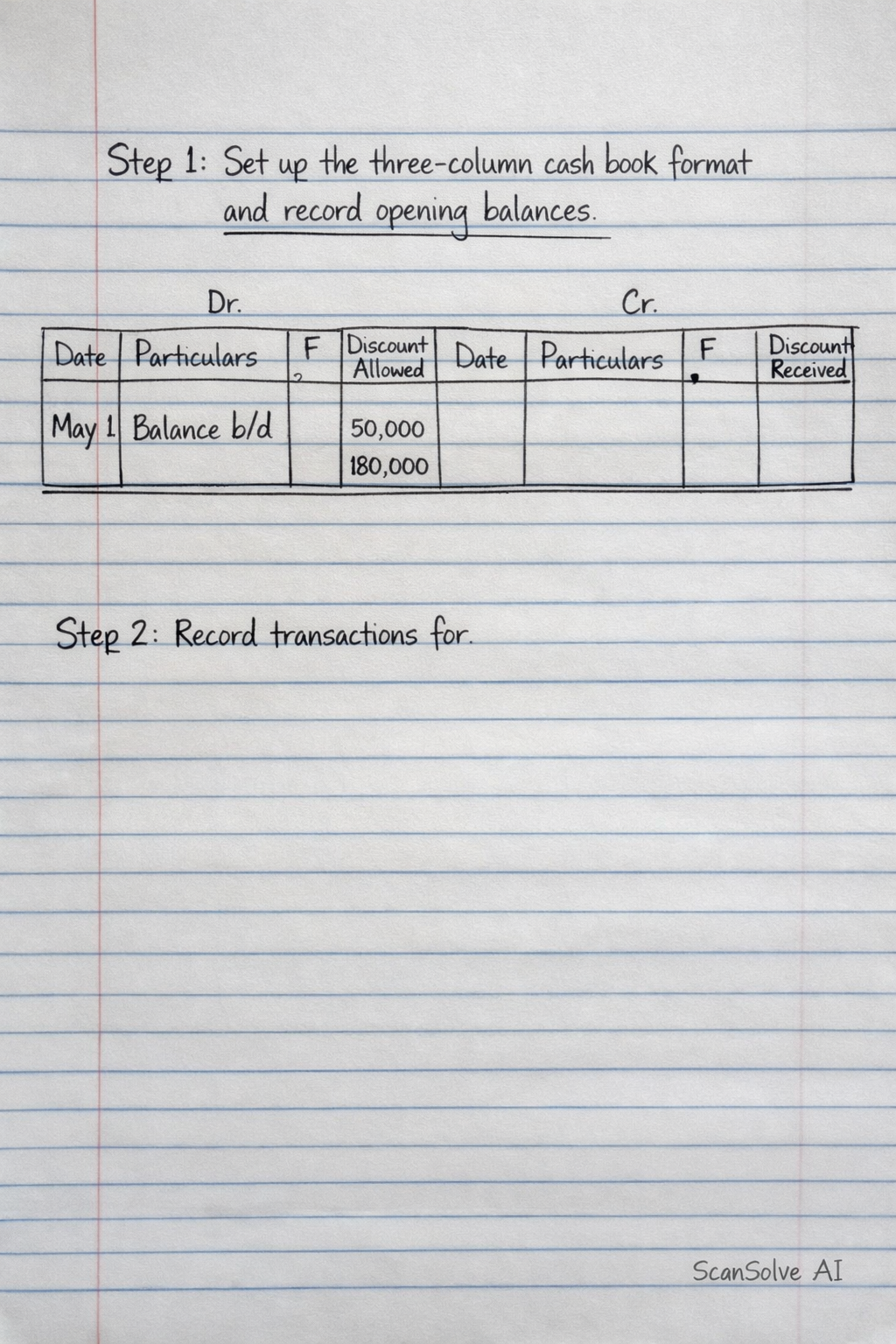 Handwritten step-by-step solution preview