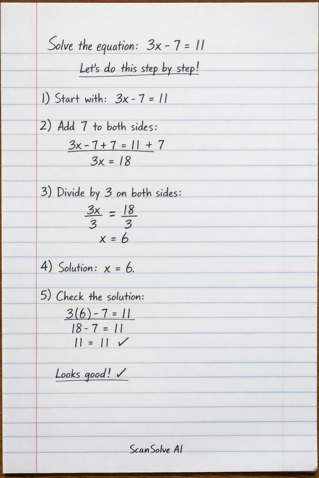 Handwritten step-by-step solution preview