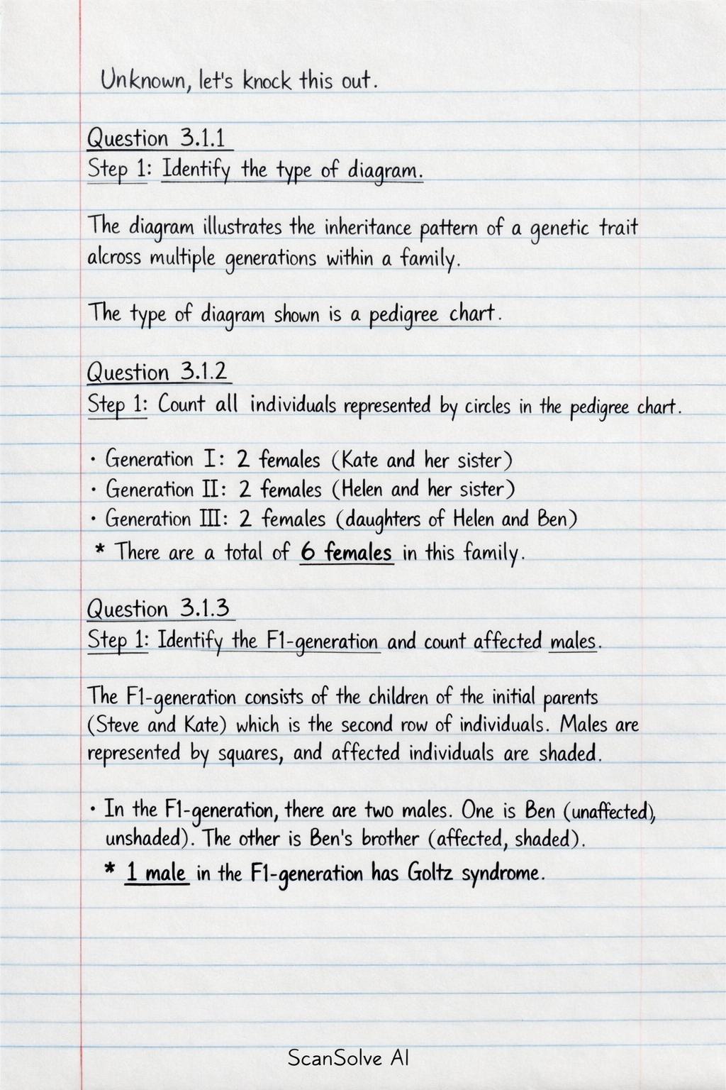 Handwritten step-by-step solution preview