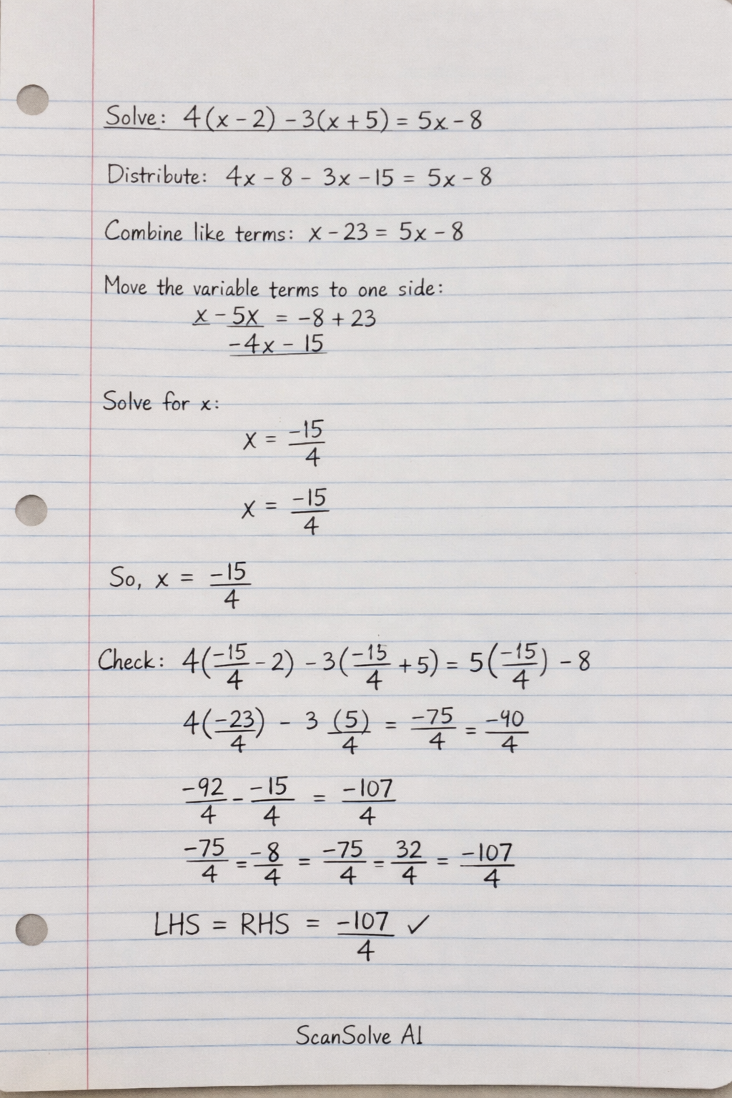 Handwritten step-by-step solution preview