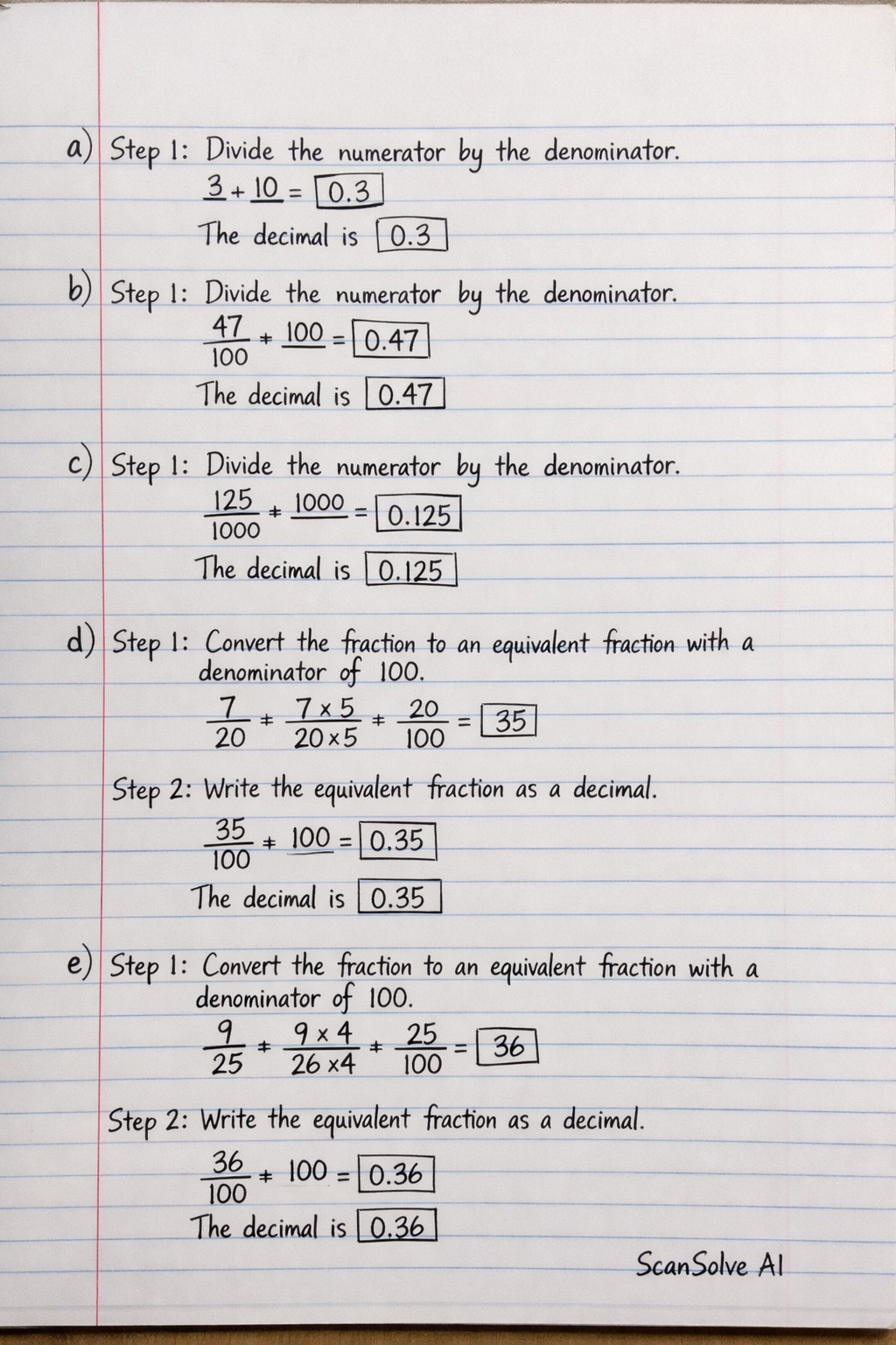 Handwritten step-by-step solution preview