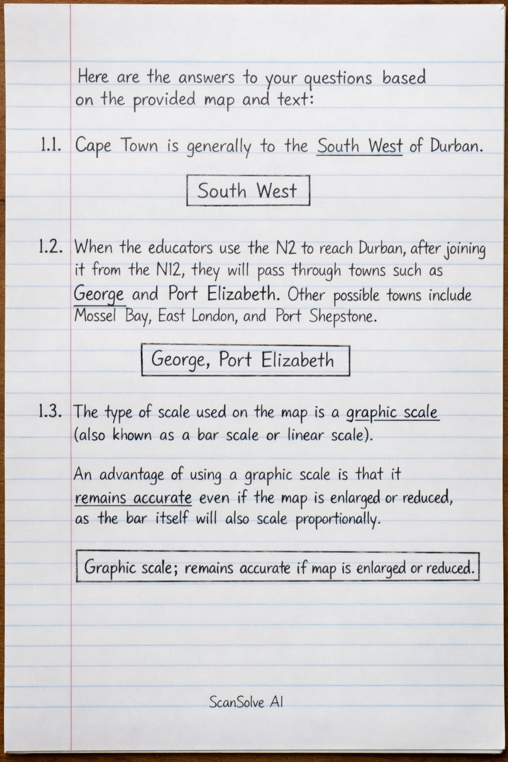 Handwritten step-by-step solution preview