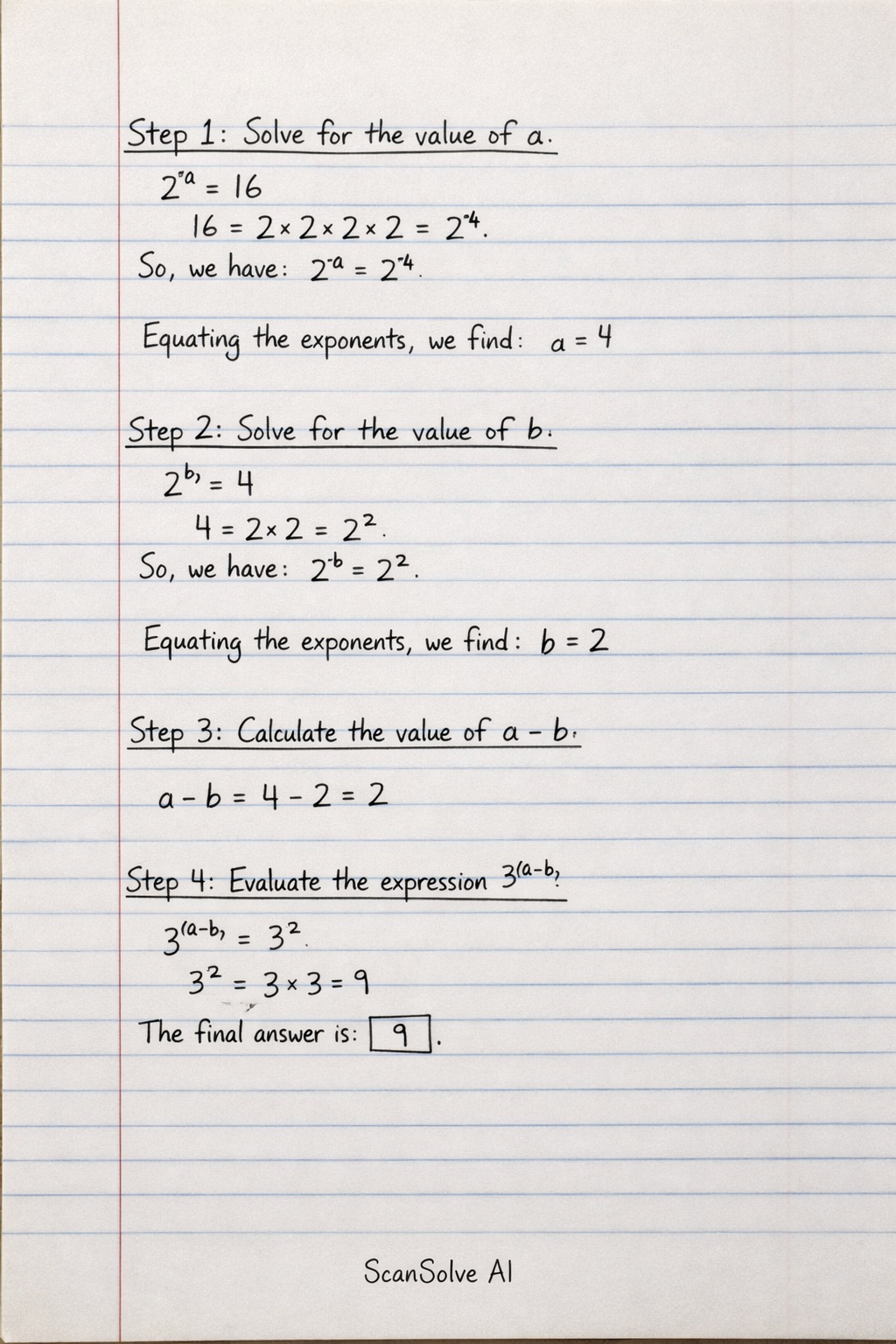 Handwritten step-by-step solution preview