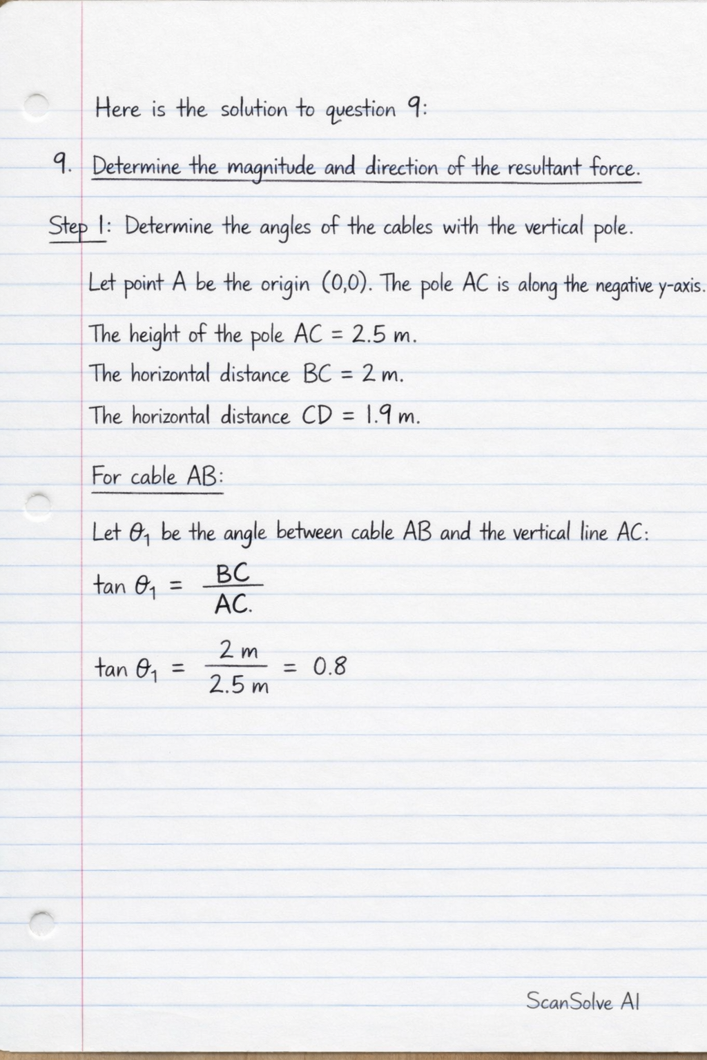 Handwritten step-by-step solution preview