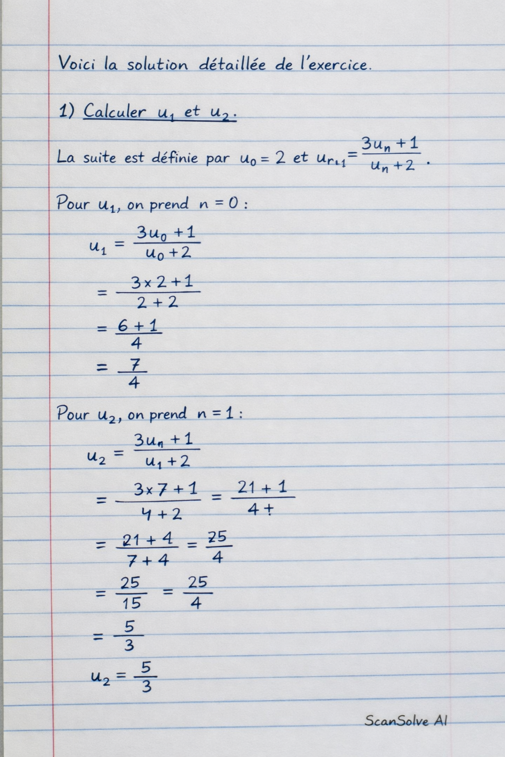 Handwritten step-by-step solution preview