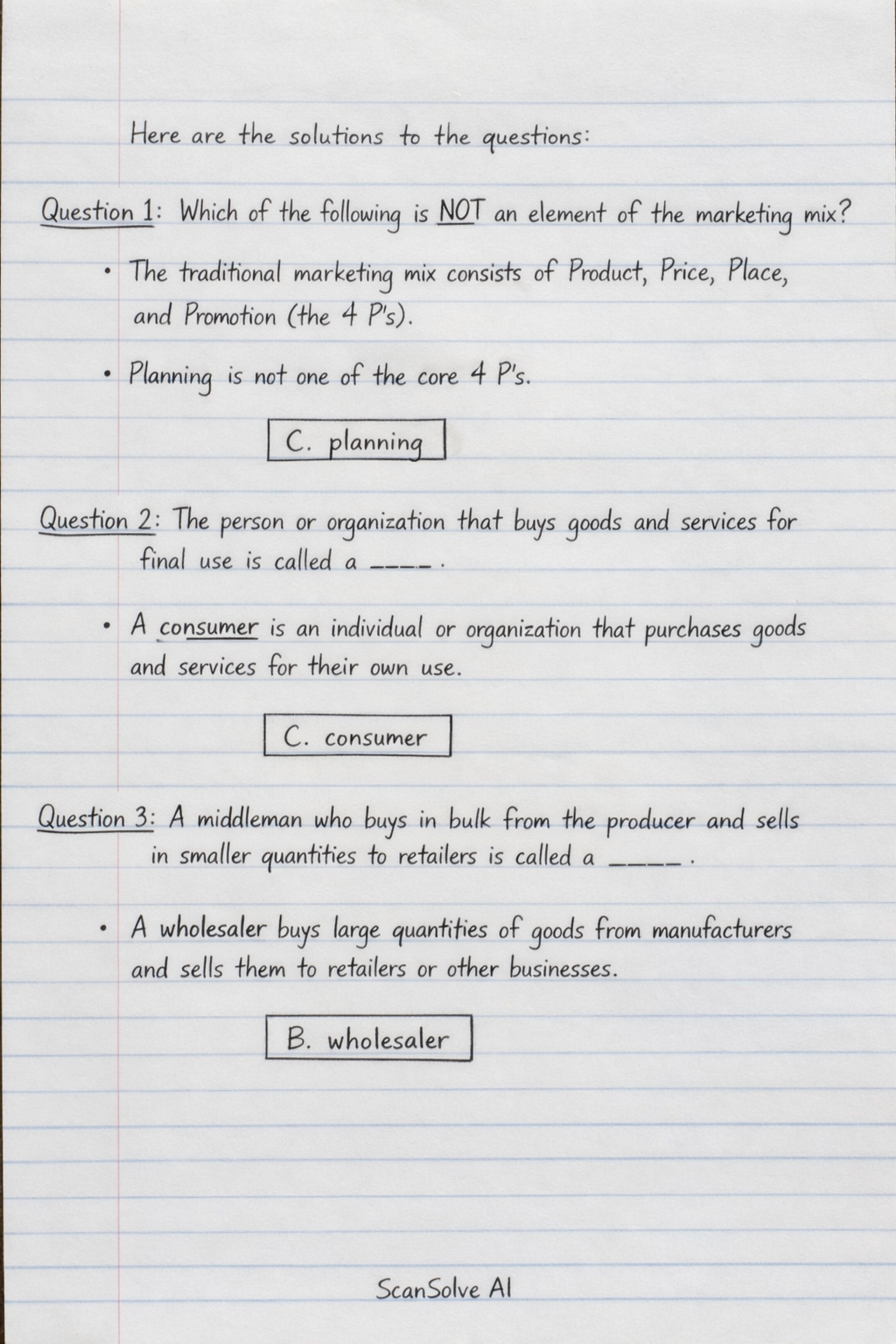 Handwritten step-by-step solution preview