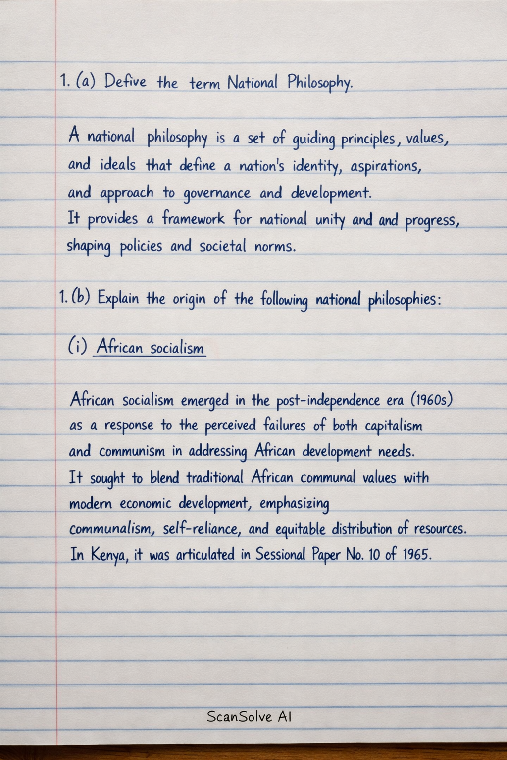 Handwritten step-by-step solution preview