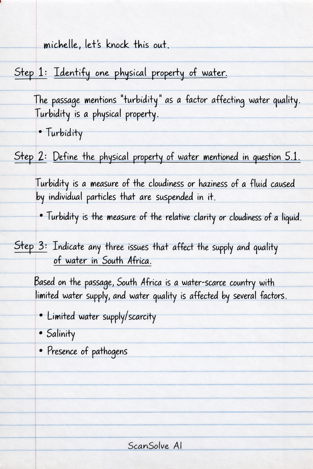Handwritten step-by-step solution preview