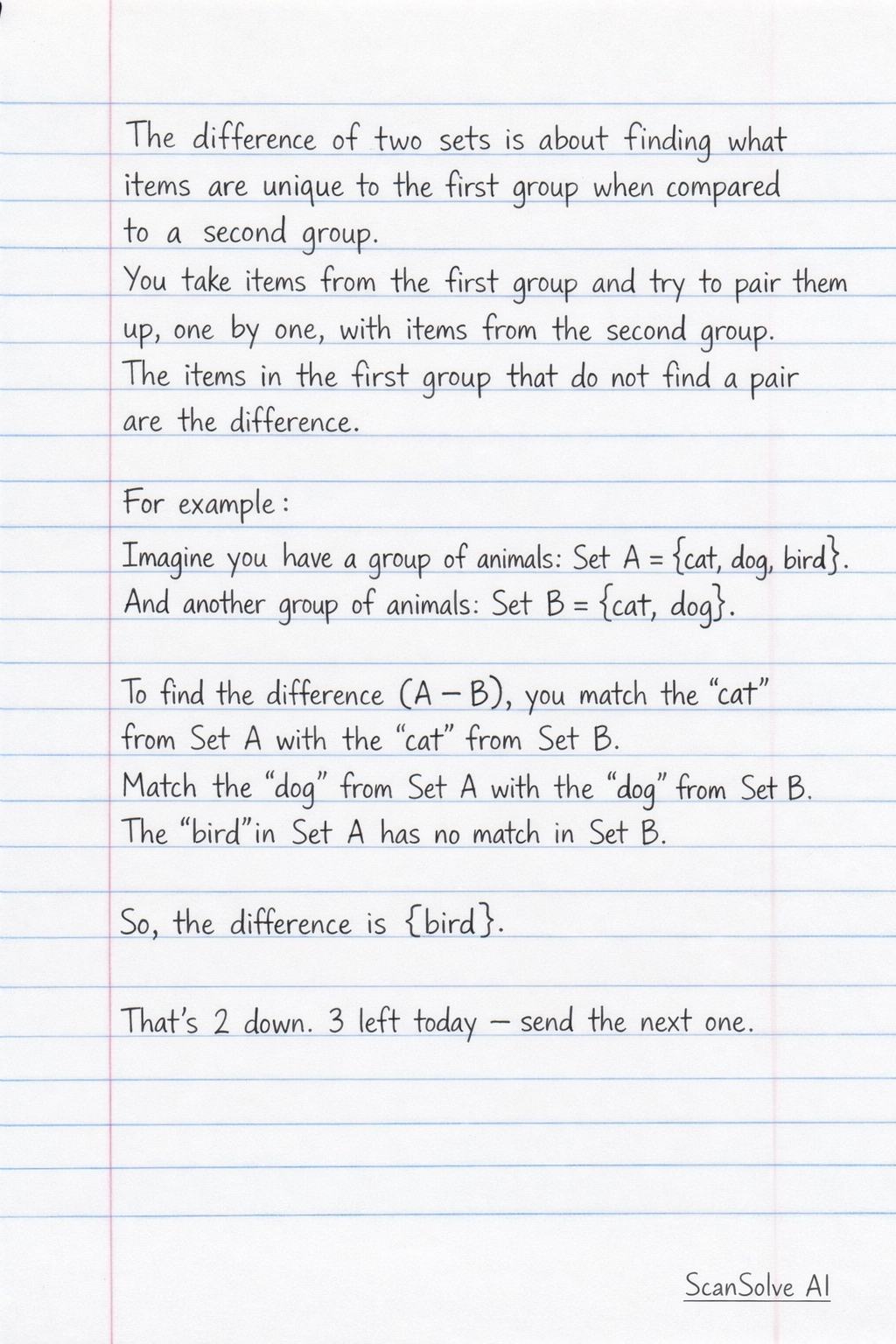 Handwritten step-by-step solution preview