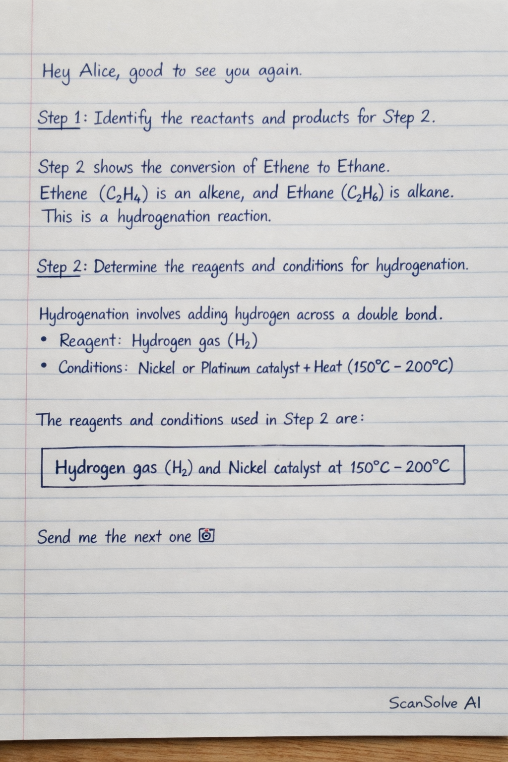 Handwritten step-by-step solution preview