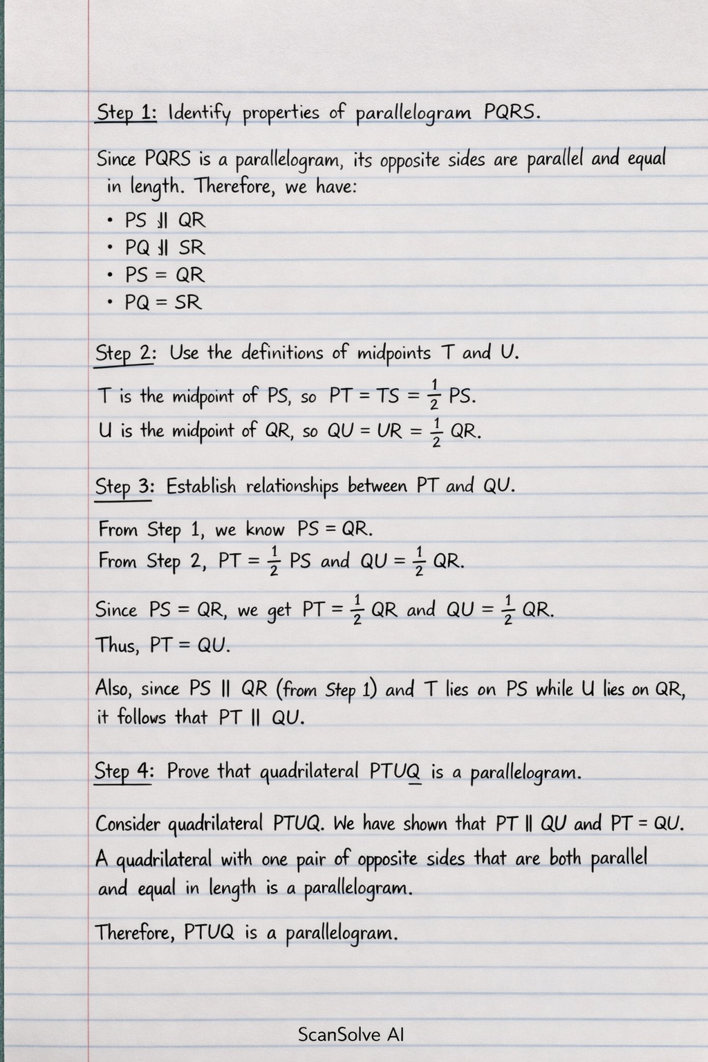 Handwritten step-by-step solution preview