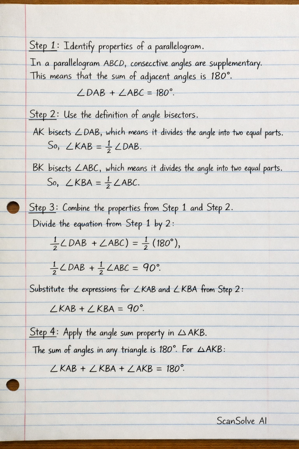 Handwritten step-by-step solution preview
