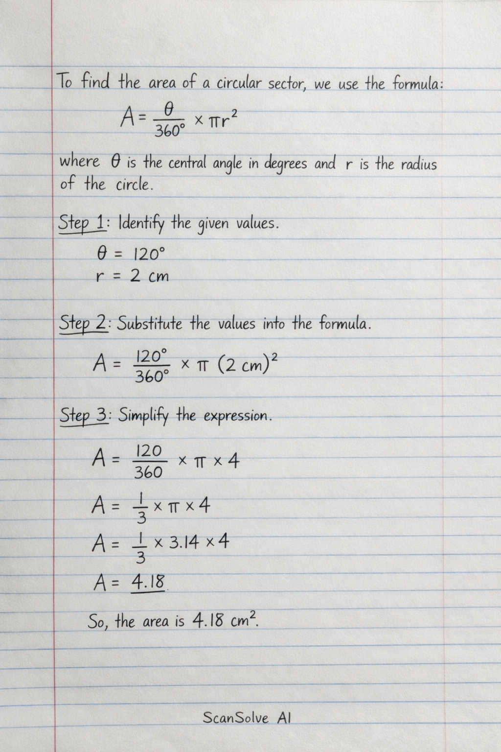 Handwritten step-by-step solution preview