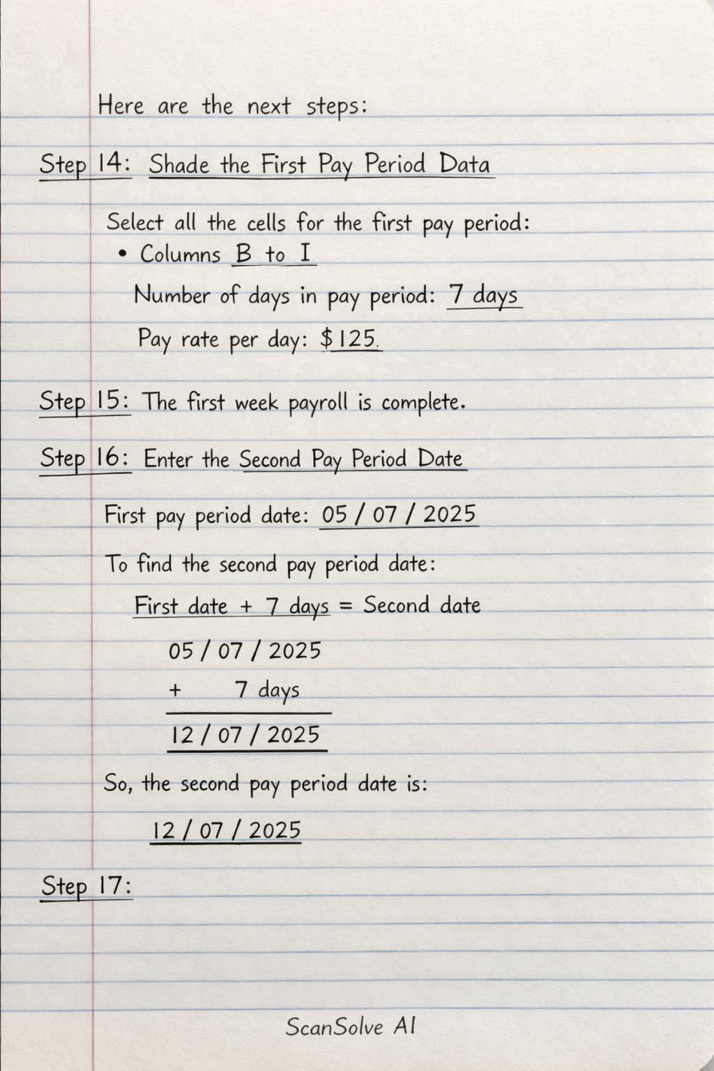 Handwritten step-by-step solution preview
