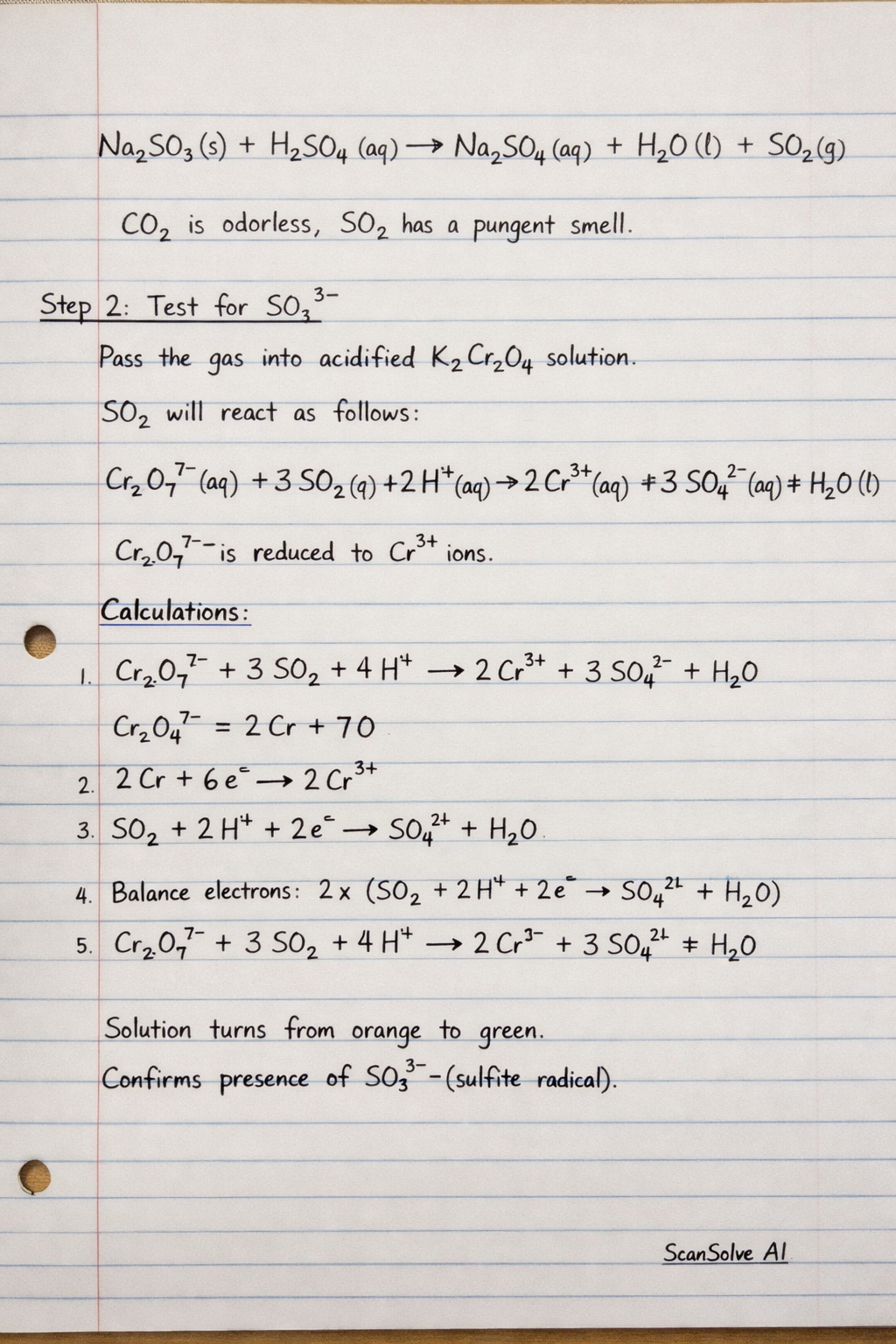 Handwritten step-by-step solution preview