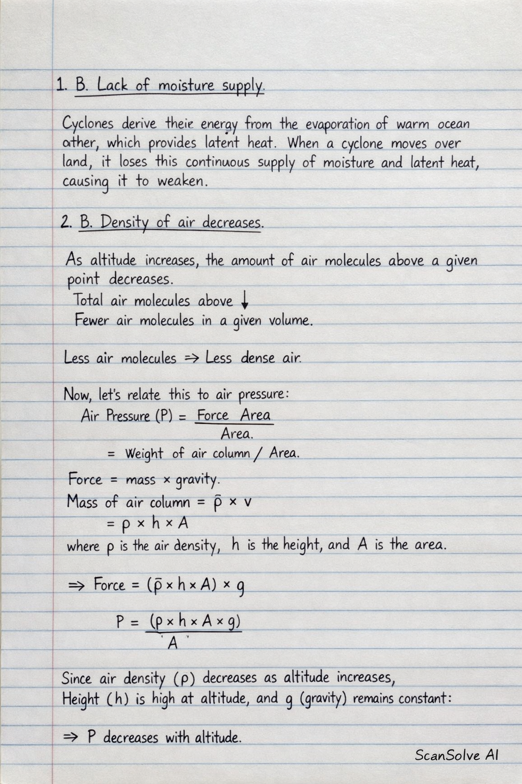 Handwritten step-by-step solution preview