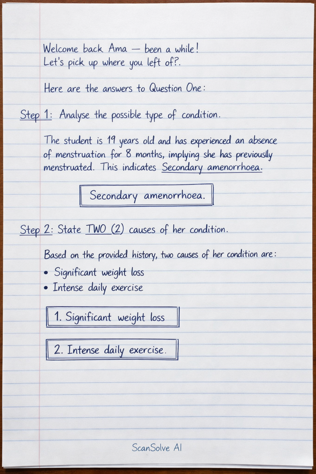 Handwritten step-by-step solution preview