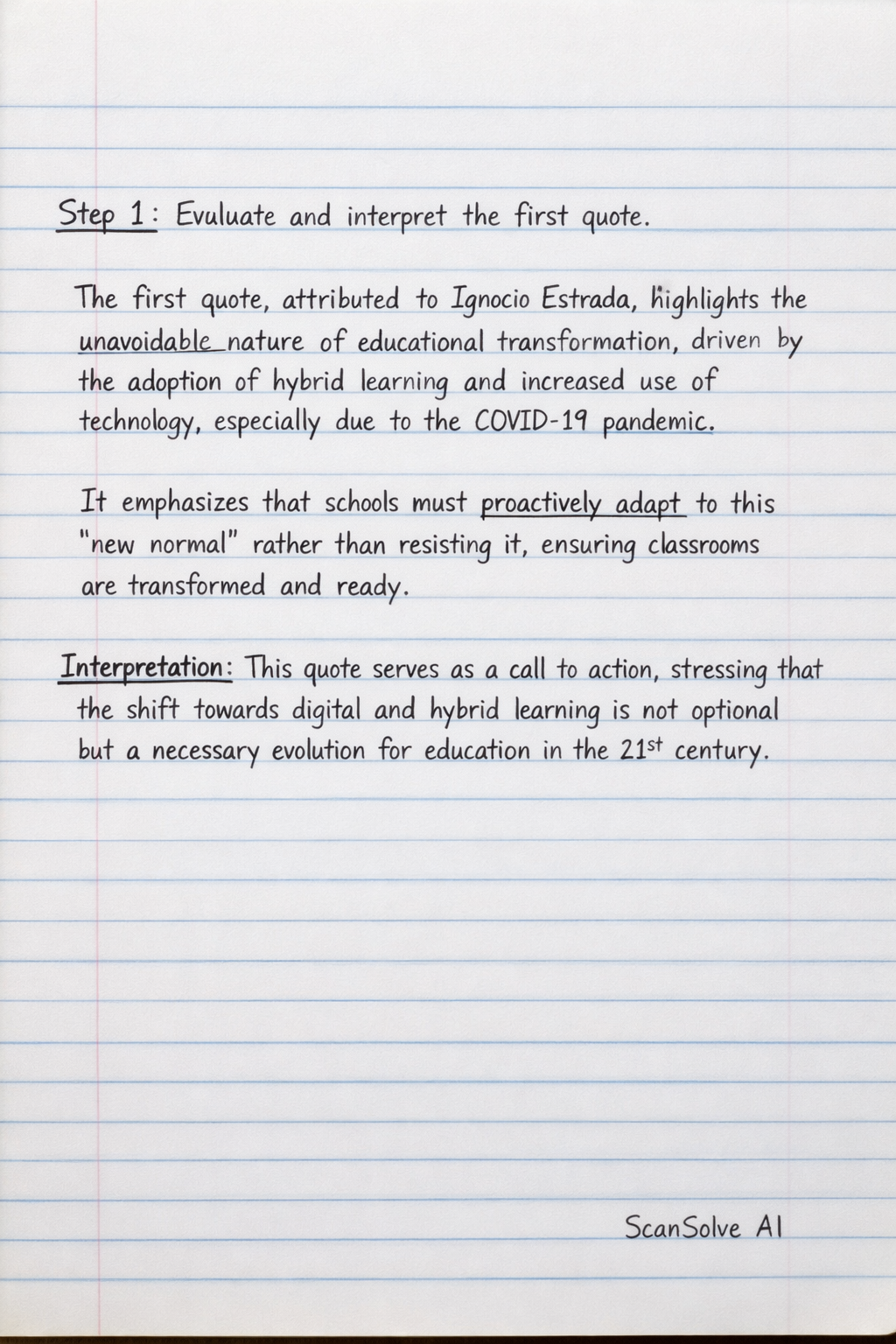 Handwritten step-by-step solution preview