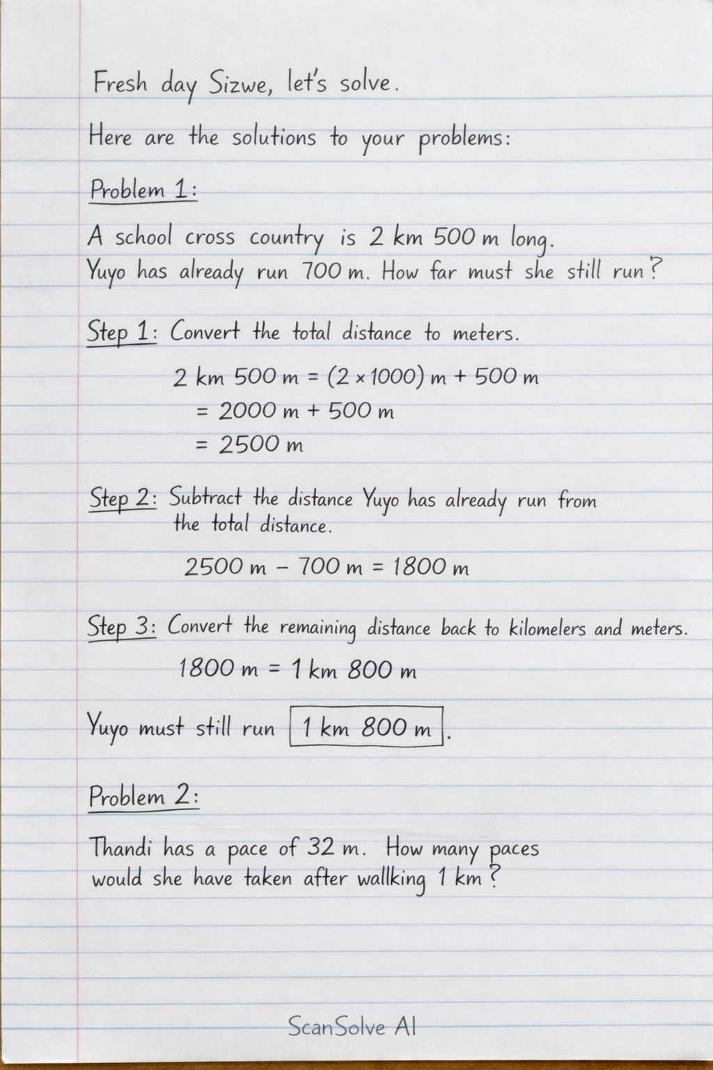 Handwritten step-by-step solution preview