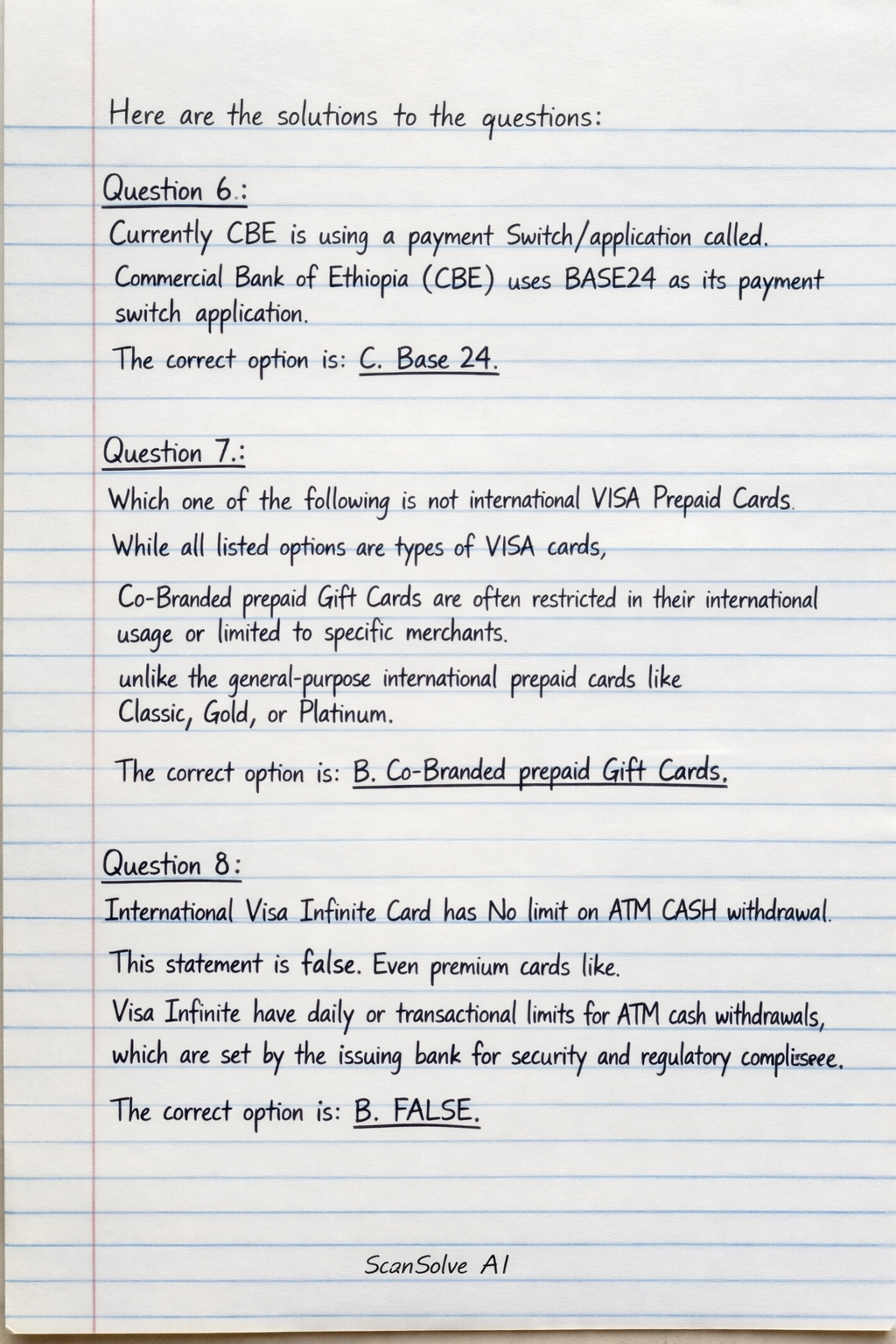 Handwritten step-by-step solution preview