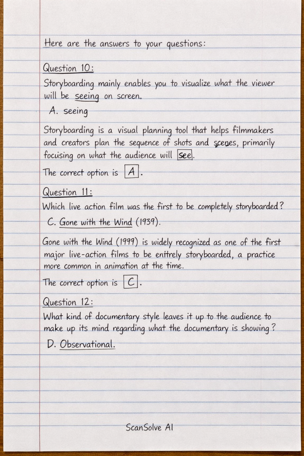 Handwritten step-by-step solution preview