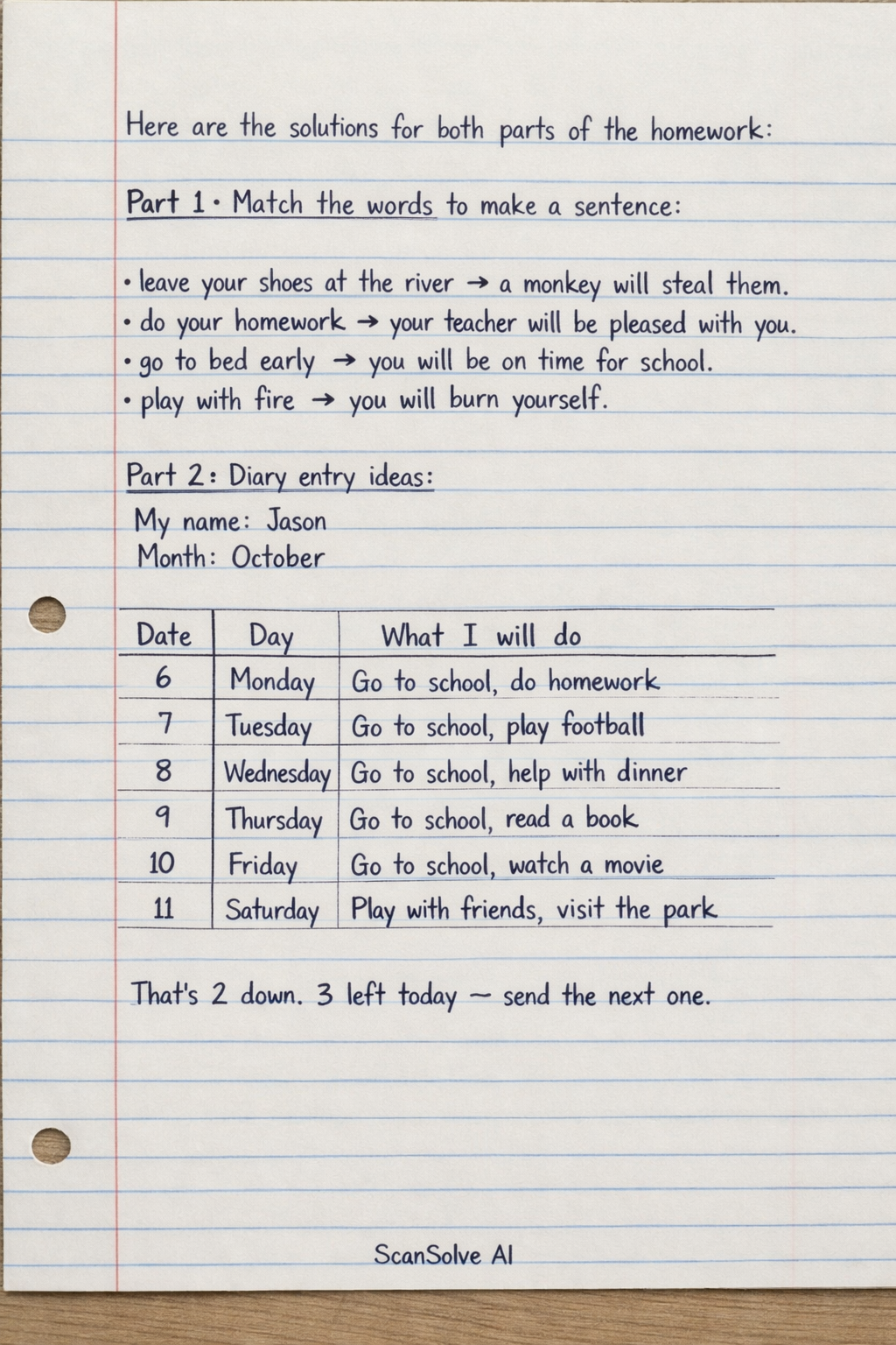 Handwritten step-by-step solution preview